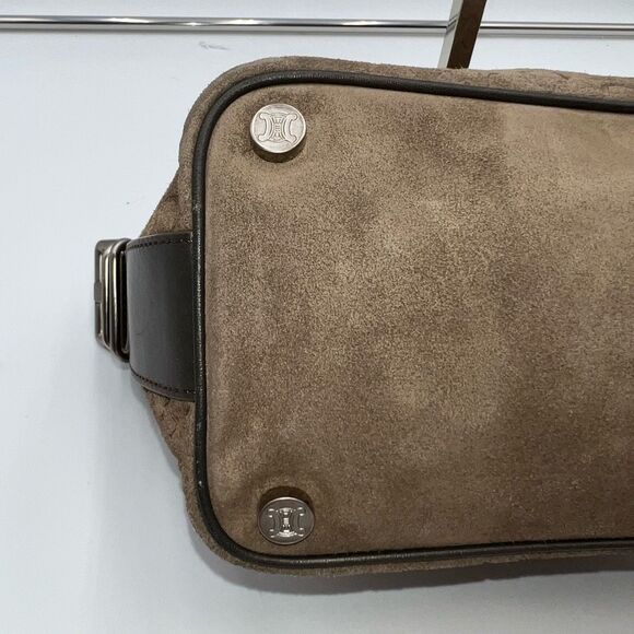 CELINE Shoulder Bag C Macadam Brown Suede - Picture 8 of 13